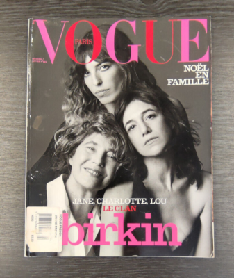 VOGUE PARIS 2018年12月 No.993 Jane Birkin I didn't realize [the dress] was so transparent. This is the flash