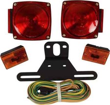 Optronics Trailer Light Kit Utility Rv 12v Wiring Stop Turn Tail Side Marker Twa