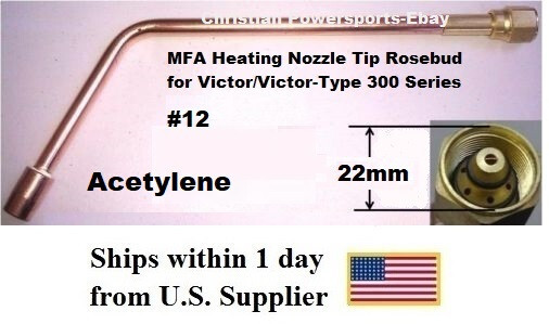 MFA Heating Nozzle Tip Rosebud for Victor/Victor-Type 300 Series
