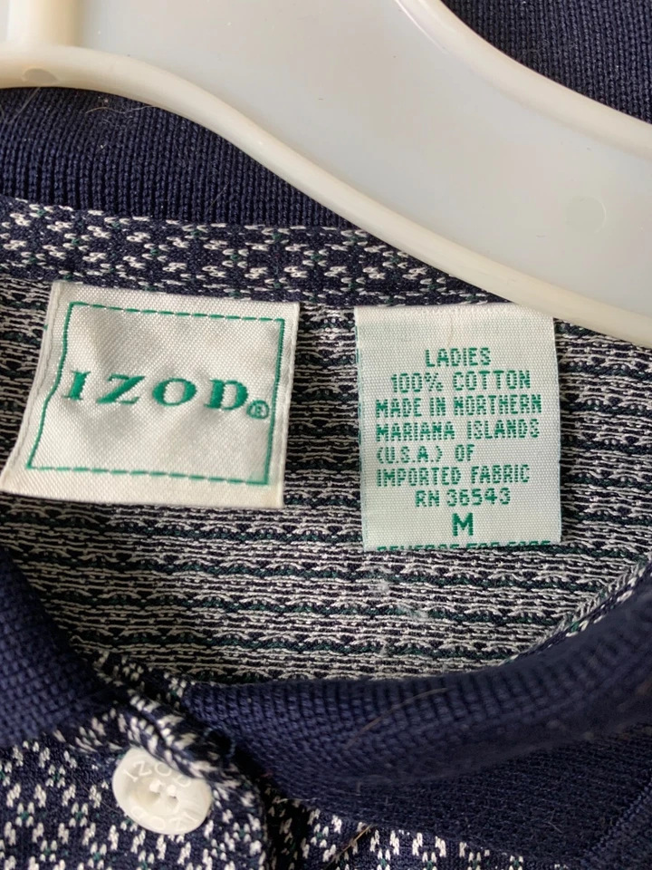 Lote de 2 camisetas polo de golf para mujer M Izod + Catalina usadas en excelente estado 8844 ropa activa Foto 4 de 4