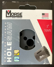 MORSE 3" Carbide Tipped Hole Saw MHST48 - NEW