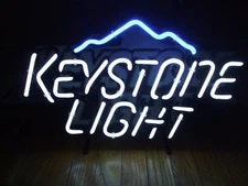 New Keystone Light Bar Beer Neon Light Sign 17"x14"