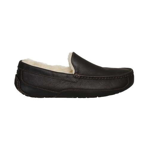 Coach Moccasin Slippers Mens 10 D Black Suede Fleece  display picture 3