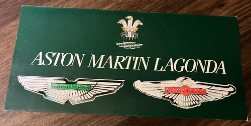 1999-2000 Aston Martin Lagonda Models - Vintage Original 6-Page Sales Brochure