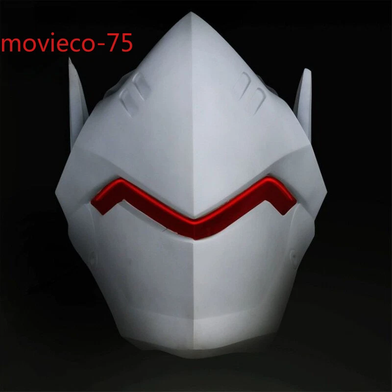 Overwatch Genji PVC Mask Halloween Cosplay Props Helmet Man Gift New Collection - Image 3 of 4