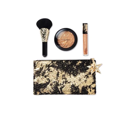 M.A.C. SPARKLE OF SHINE KIT: GOLD - (4 PIECE) - NEW IN BOX