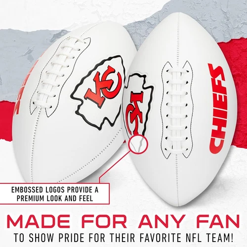 NWT Franklin Kansas City Chief Full Size Autograph Football ***Ships Deflated***