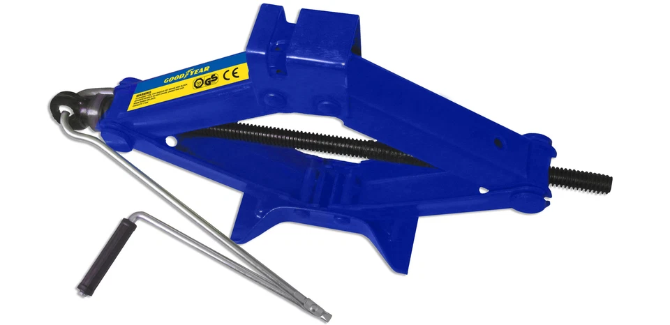 Goodyear 1 Ton Professional Scissor Jack for Car Van - Speed Wind Crank Handle - Image 3 of 4