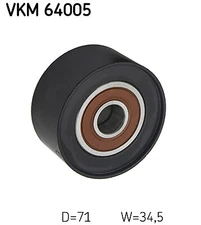 SKF VKM 64005 Idler/Guide Pulley, V-ribbed Belt for Mazda