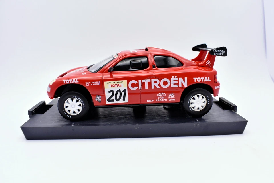 Modellino auto rally scala 1:43 Citroen Saxo S1600 diecast modellismo statico - Immagine 3 di 4