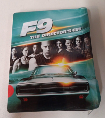 F9 The Fast Saga  Limited Edition Steelbook (DAMAGED) 4K and Blu-ray RED Sticker