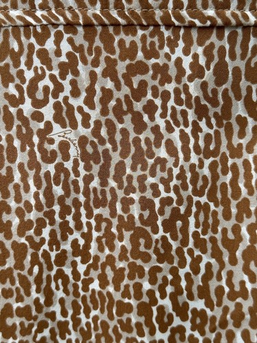 Burberry London Silk Chiffon Sheath Dress Leopard Print Tan Ivory NWT Size 10 - Picture 6 of 23