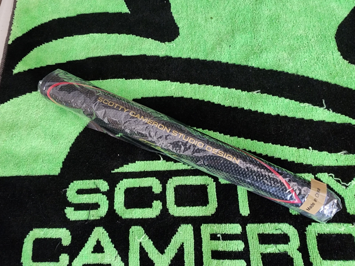 Poignée De Putter Scotty Cameron Custom Shop - Rouge/noir Grande Taille - Neuf