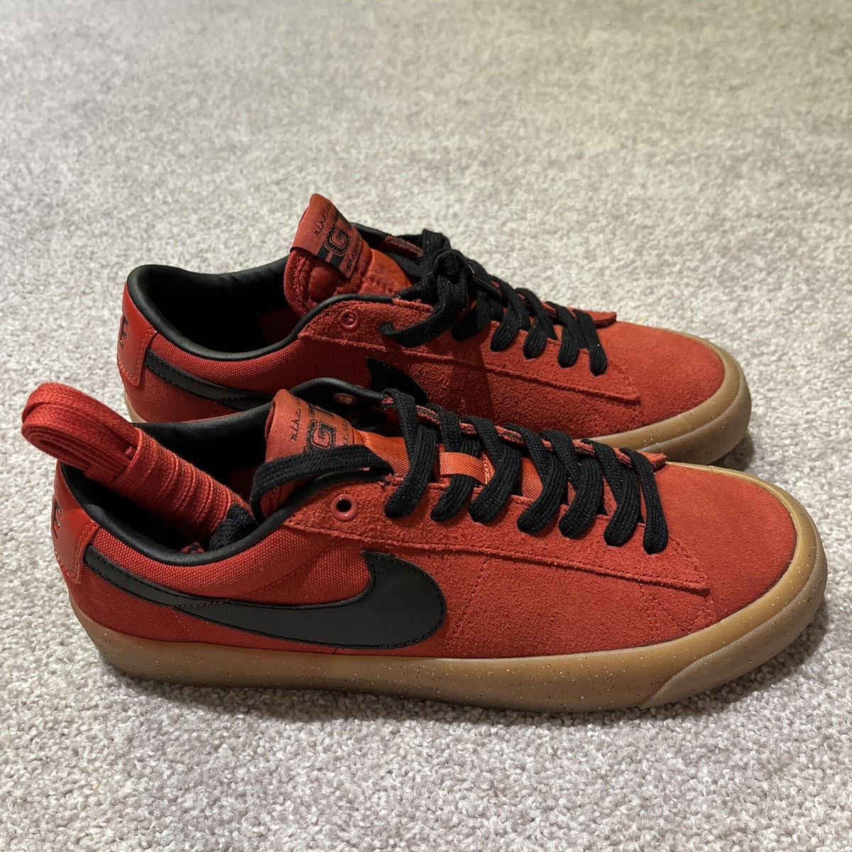 NIKE SB Zoom Blazer Low Pro GT Cinnabar Black Gum Light Brown