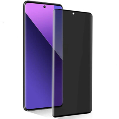 2pc Curved Anti-spy for Xiaomi Redmi Note 13 Pro Plus Privacy Screen Protector