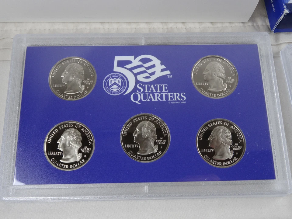 2007-S US Mint Proof Set 14 Coin Set OGP Original Government Packaging COA - Image 3 of 4