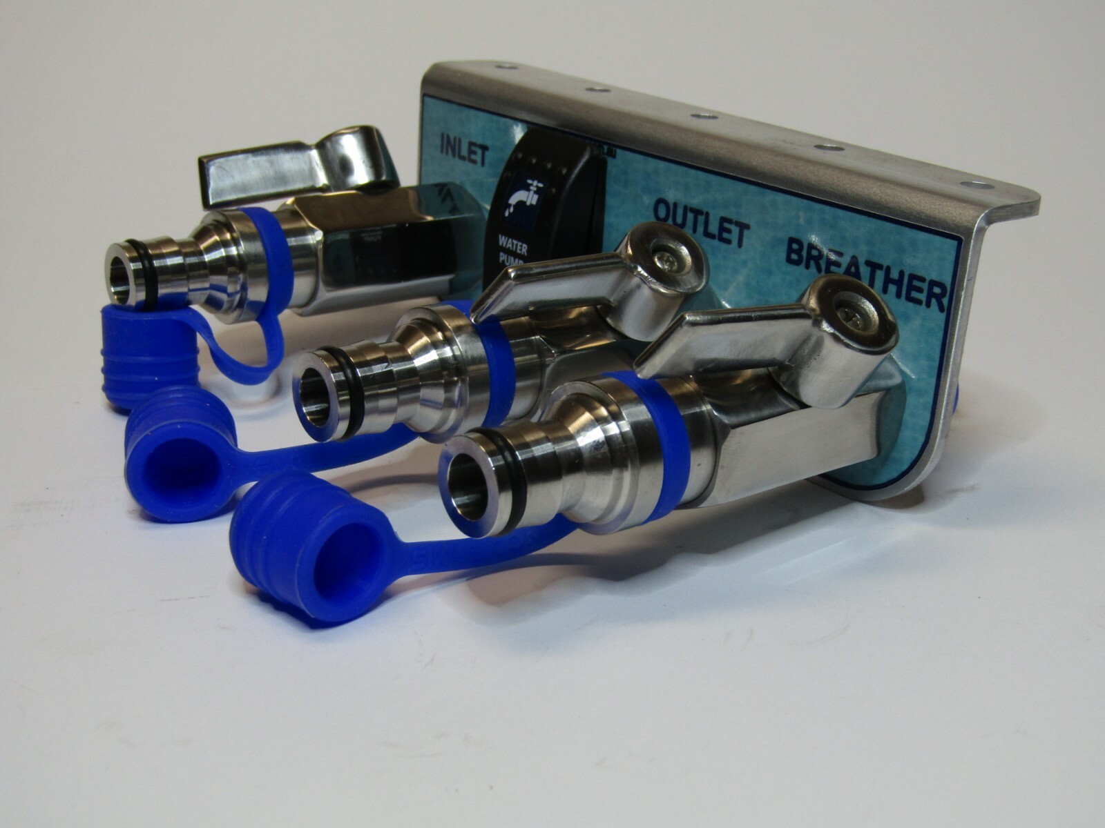 New WetSpot 4 in 1 Water tank filler inlet outlet pump switch ...