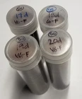 Four Rolls Early Denver Lincoln Wheat Cents...17d, 18d, 19d, 20d, Good to Fine
