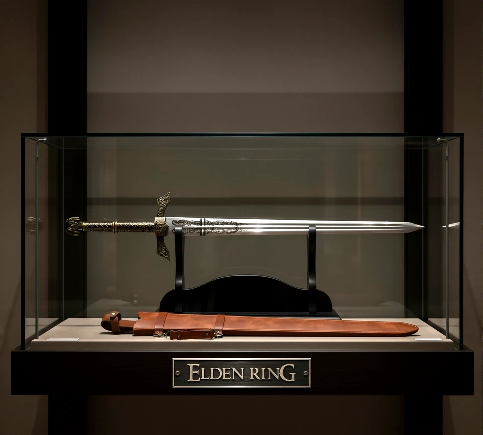 “Elden Ring Steel Sword Replica – Handmade Full-Size Collector Weapon” - Image 2 of 4
