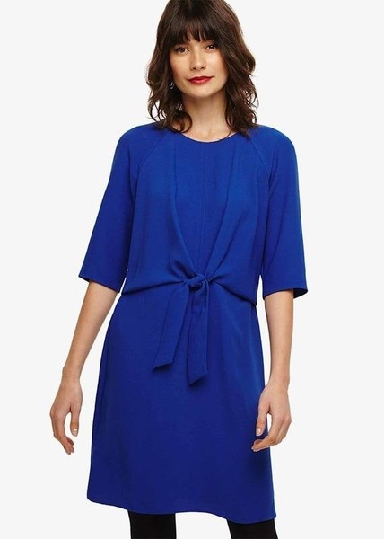 Women Phase Eight Dress Navy Polyester 38