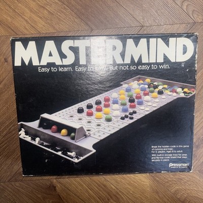 Mastermind Vintage 1981 Ed. Pressman 2-Spieler Strategie Brettspiel Vollständig