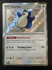 Pokémon TCG Snorlax 202/091 Shiny Holo Rare Paldean Fates Mint Condition