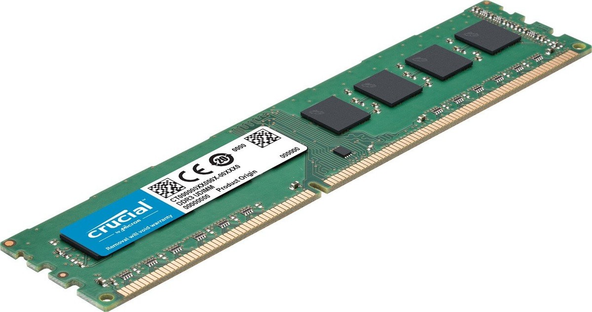 Crucial 8GB (2 x 4GB) PC3-12800 (DDR3-1600) Memory