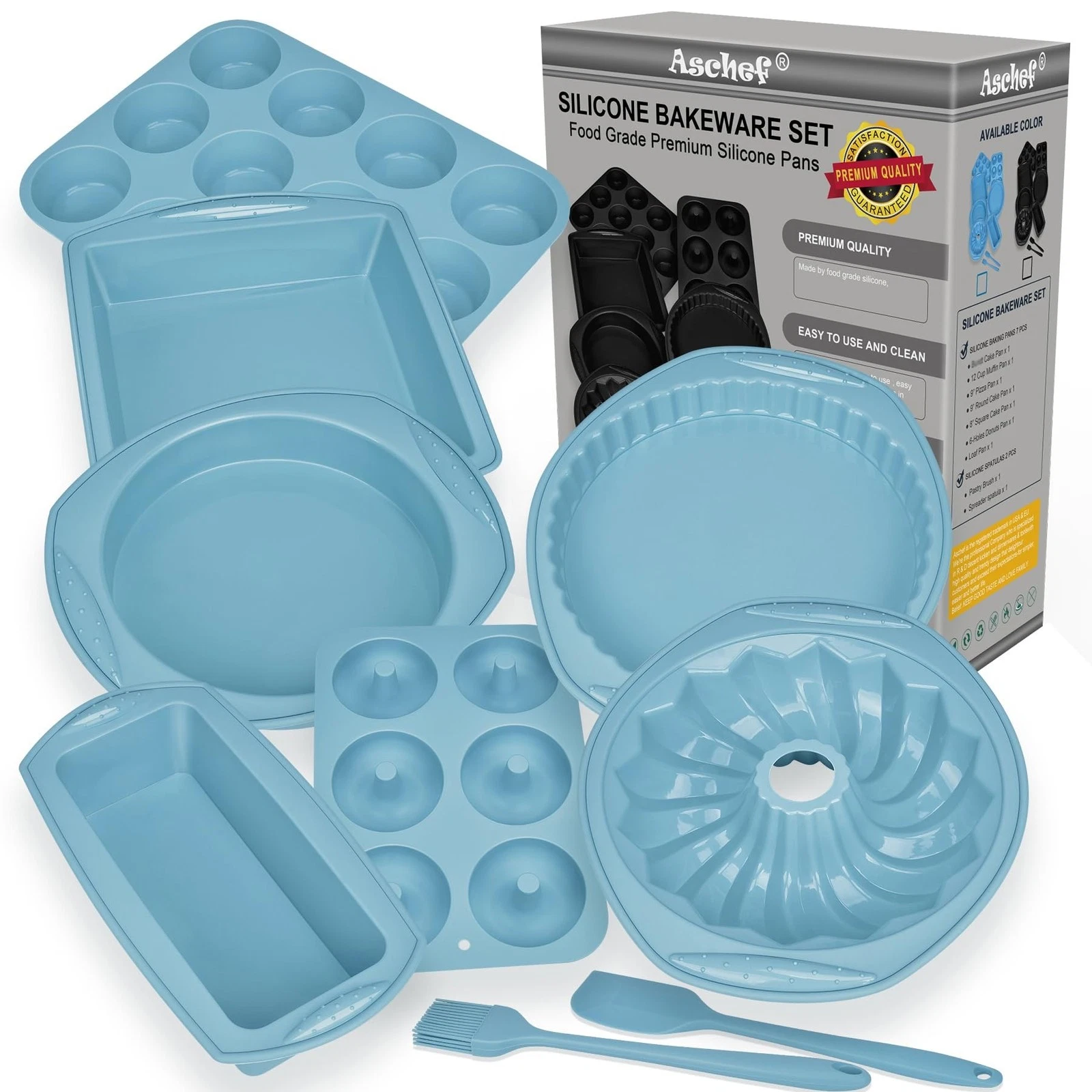Nonstick Silicone Baking Mat Set, 9-in-1 Heat Resistant Cookie Sheet & Cake P...
Opens in a new wind
