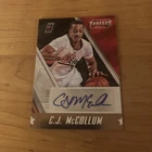 2015-16 Panini Threads - Signage C.J. McCollum #S-CJM /199 (AU)