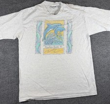 Vintage 1990 s Daytona Beach Florida Dolphin Graphic Tshirt Large