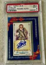 2011 Topps Allen Ginter Stan Lee Auto RC PSA 9 PERFECT AUTO Marvel Avengers