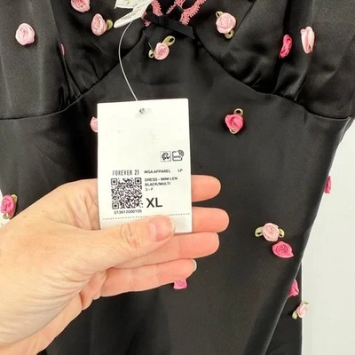 Betsey Johnson x Forever 21 NWT Slip Rosette Mini Dress Fairy