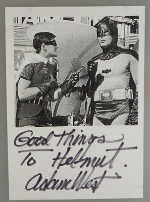 Autogramm US Film- und TV Schauspieler Adam West ca. 2002 (131754)