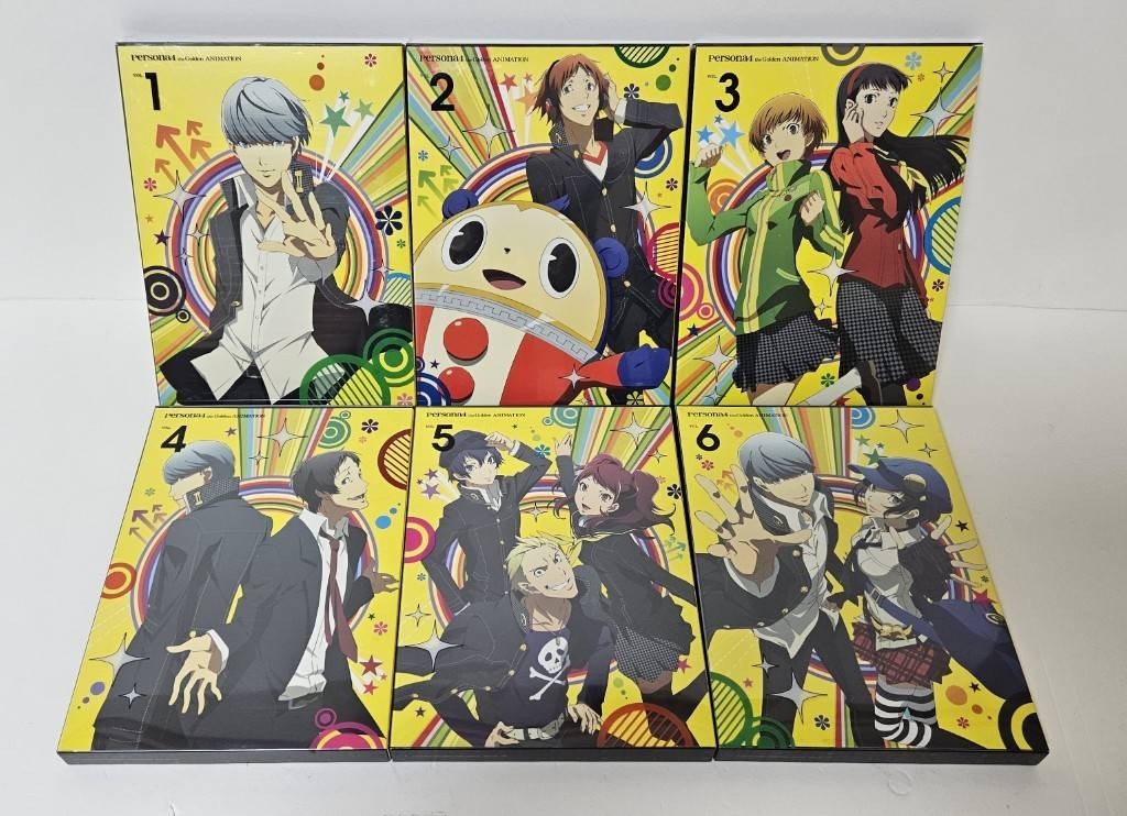 Persona 4 The Golden Animation Complete Blu-ray Box 6 Full SET