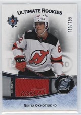 2022 Ultimate Collection Rookies Jersey /799 Nikita Okhotyuk Okhotiuk #163 07pz