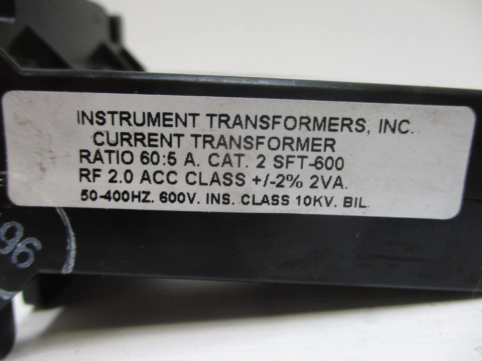 Transformadores de instrumentos 2-SFT-600 transformador de corriente CT 60:5A 50-400Hz 600V Foto 4 de 4