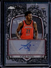 2025-26 Topps Chrome Yves Missi Signature Style Auto #SS-YM Pelicans
