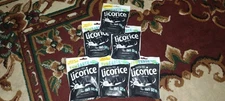 YUMEARTH GLUTEN FREE ORGANIC BLACK LICORICE SUGAR CANDY PACK OF 6 5OZ BAGS NEW