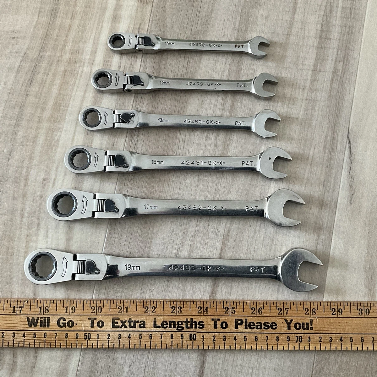 Craftsman Set Ratcheting Box Wrench Automotive Hand Wrenches for