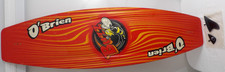 VINTAGE O'BRIEN BUZZ WAKEBOARD 55"/140CM BUMBLE BEE CENTER FINS MINTY BOARD EUC