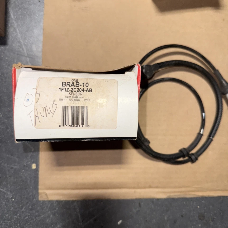 正品福特前乘客 ABS 车轮速度传感器 1F1Z-2C204-AB 金牛座貂 — 第 2/4 张图片