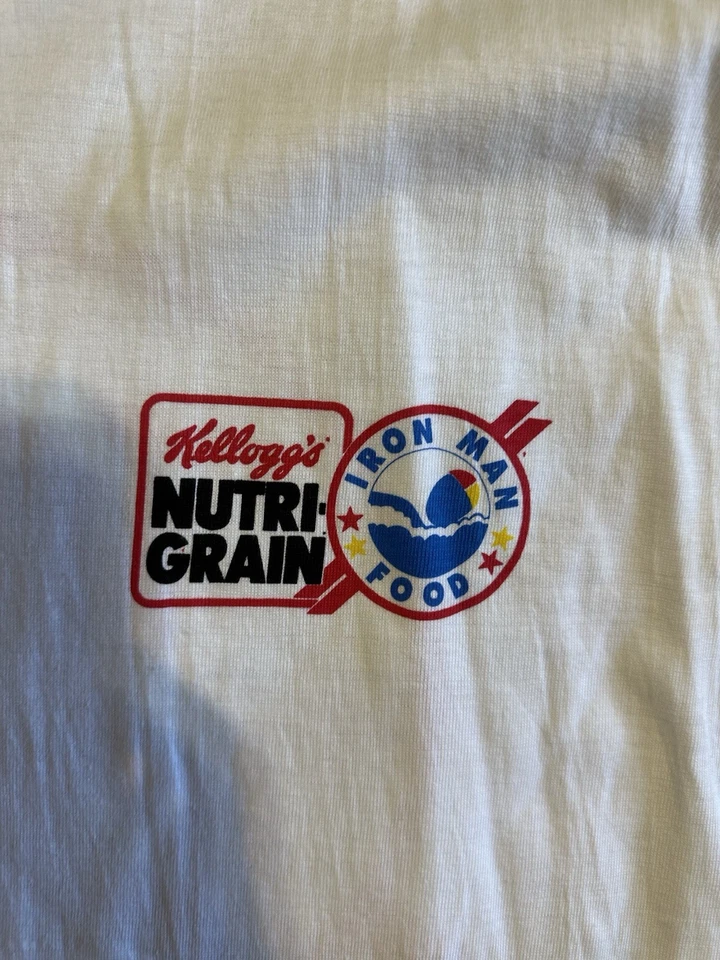 Camisa vintage Kelloggs cereal “triple blanco” años 90 talla XL Foto 3 de 4