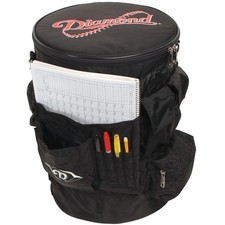 Diamond Ball Bucket Organizer Sleeve Baseball/Softball - Black