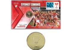 2012 Australian PNC”Sydney Swans AFL Premiers”RAM $1 Coin Limited Edition 15000