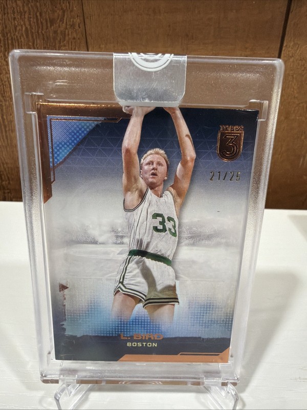 2024 Topps 3 Larry Bird Boston Celtics 21/25 #87