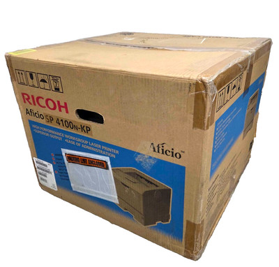 New in Box - Ricoh Aficio SP 4100N-KP 5K9-02 Workgroup Laser Printer, 31ppm