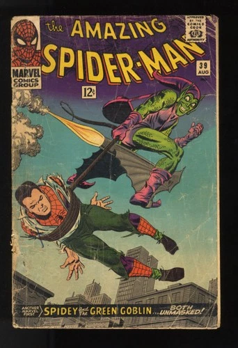 Amazing Spider-Man #39 Fair 1.0 1st Romita ASM Art/Green Goblin! Marvel 1966