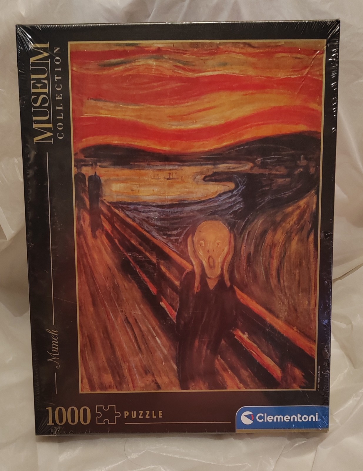 THE SCREAM Jigsaw Puzzle 1000 Piece Clementoni Museum Collection Edvard Munch - Image 2