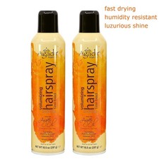 Agadir Volumizing Hairspray 10.5 oz pack of 2 -Firm Hold/2nd day shipping