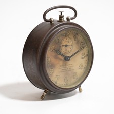 Antiker alter Vorkriegs‑Wecker • Schmetterlingsmarke • Junghans • Fundzustand